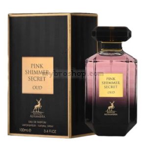 ДУБАЙСКИ парфюм Pink Shimmer Secret Oud от MAISON ALHAMBRA 100мл виолетови листа, мандарина, шафран