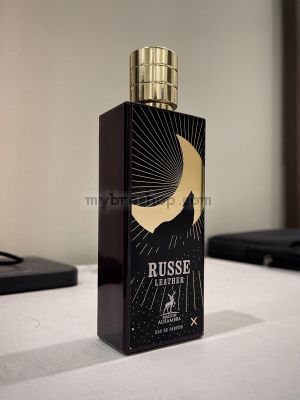 ДУБАЙСКИ парфюм Russe Leather от MAISON ALHAMBRA 100ml Гваякум дърво, Индийско орехче, Лавандула, Мента, Розмарин