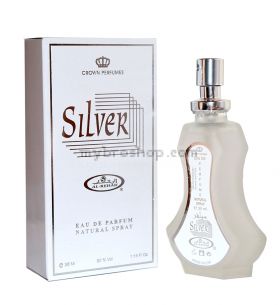 Висококачествен и дълготраен Арабски Парфюм Silver by Al Rehab Oriental Aqua Musk Scent 35мл 0% алкохол