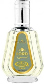 Висококачествен и дълготраен Арабски Парфюм Лорд Lord 50ml by Al Rehab силен мускусен аромат 0% алкохол