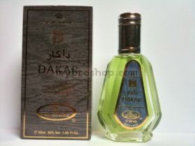Висококачествен и дълготраен Арабски Парфюм Дакар Dakar 50ml by Al Rehab сладък аромат с нотки на агар и мускус 0% алкохол