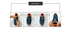12бр Силиконови еластични унисекс връзки за обувки в различни цветове за деца и възрастни