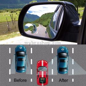 Универсални мини огледала за мъртва точка със широк ъгъл намалява слепи петна за безопасно шофиране и лесно паркиране