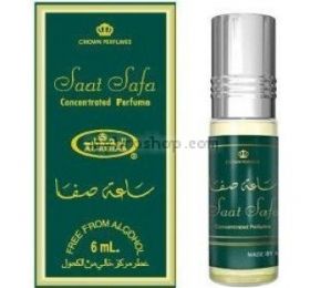 Дълготрайно арабско олио - масло Al Rehab 6мл SAAT SAFA  Жасмин, цитрусови плодове, мъх и шафран 0% алкохол