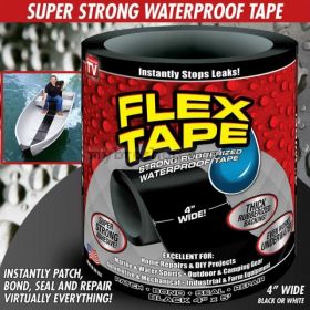 ЗДРАВО ВОДОУСТОЙЧИВО ТИКСО Flex Tape запечатва вода, въздух и влага