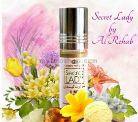 Дълготрайно арабско олио - масло Al Rehab SECRET LADY 6ml Ориенталски сладък аромат  0% алкохол
