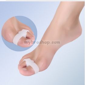 Меки и удобен силиконов разделител за пръсти на крака с напръстник при халукс валгус деформации