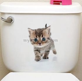 Тъпети на много сладки кучета и котки за декорация на тоалетната чиния хладилник стена и др 