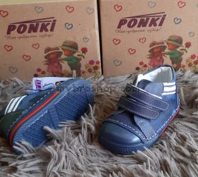 Спортни детски обувки PONKI естествена кожа 19-21
