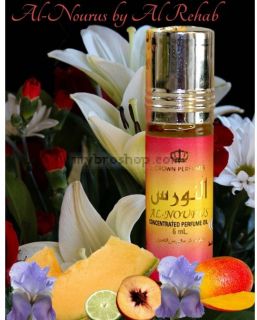 Дълготрайно арабско олио - масло Al Rehab 6мл Al NOURUS Първоначално мек и лек аромат 0% алкохол