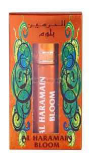 Натурално арабско олио -Парфюмно масло Al Haramain BLOOM 10мл Aромат на мускус, агарово дърво Ориенталски 0% алкохол