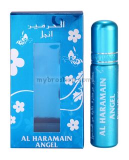 Натурално арабско олио Парфюмно масло Al Haramain  ANGEL 10мл Кехлибар, Сандалово дърво и Муск - Ориенталски 0% алкохол