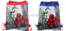 Spiderman Детска раница чанта  с въженце-шнур на СПАЙДЕРМЕН синя