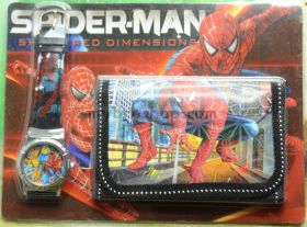Детски дигитален часовник и портмоне с любими герои на Спайдермен SpaiderMan