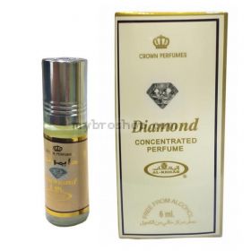 Арабско олио парфюмно масло Al Rehab Diamond 6ml  кехлибар, мускус и агарово дърво Ориенталски аромат 0% алкохол