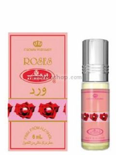 Арабско олио парфюмно масло Al Rehab ROSES 6ml  роза и мускус Ориенталски аромат 0% алкохол