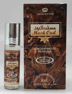 Арабско олио парфюмно масло Al Rehab MUSK OUD 6ml  Свеж дървесен ( оуд ) и тамян аромат  0% алкохол