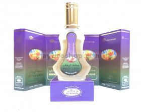 Дълготраен aрабски парфюм MOKHALAT AL-REHAB 35ml Флорални нотки, дърво Оуд, мускус , различни подправки и кехлибар 0% алкохол