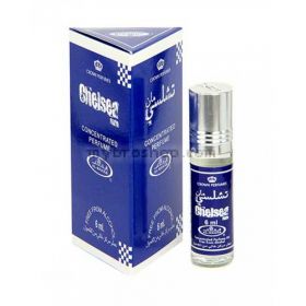 Арабско парфюмно олио - масло от Al Rehab 6мл CHELSEA Men Oуд, флорални нотки,жасмин, зелени нотки, кехлибар и шафран 0% алкохол