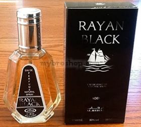 Арабски Парфюм от Al Rehab RAYAN BLACK 50ml Първоначално мека екзотична флорална смес 0% алкохол