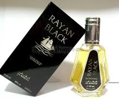 Арабски Парфюм от Al Rehab RAYAN BLACK 50ml Първоначално мека екзотична флорална смес 0% алкохол