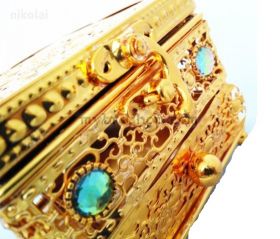 Декоративна арабска метална кадилна кутия за тамян и ароматерапии
