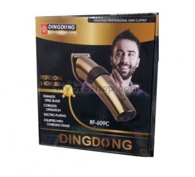 Полупрофесионална машинка DingDong Безжичен комплект 5 Части за подстригване и оформяне на брада тяло и глава -  Златна