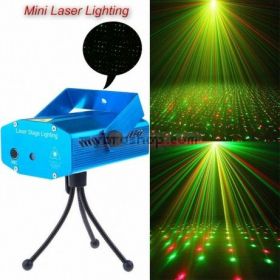 Мини диско пaрти Лазер Mini Laser Stage Lighting, Син