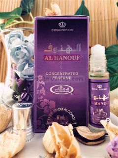 Арабско олио парфюмно масло от Al Rehab 6мл AL HANOUF  ориенталски аромат на кехлибар 0% алкохол