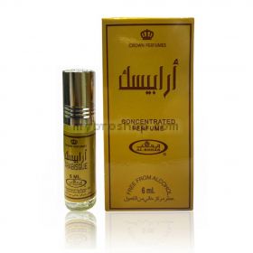 Арабско олио парфюмно масло от Al Rehab 6мл  ARABISQUE  традиционен ориенталски аромат на  кехлибар с мускус 0% алкохол