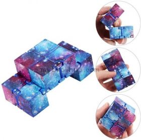 Антистрес играчка Edea, Fitget Infinity cube, Магически куб, различни цветове Безкраен куб