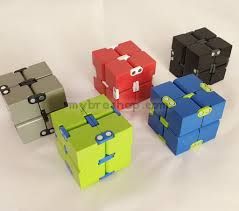 Антистрес играчка Edea, Fitget Infinity cube, Магически куб, различни цветове Безкраен куб