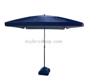 Текстилен градински квадратен чадър с метелна тръба - 4 спици