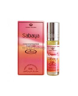 2 бр Арабско олио парфюмно масло от Al Rehab 6мл Sabaya ориенталски аромат на Тамян, Сандалово дърво и Оуд 0% алкохол